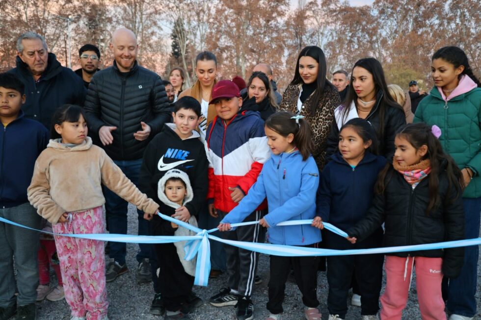 Luján de Cuyo: Allasino llegó a las 20 plazas inauguradas en su gestión