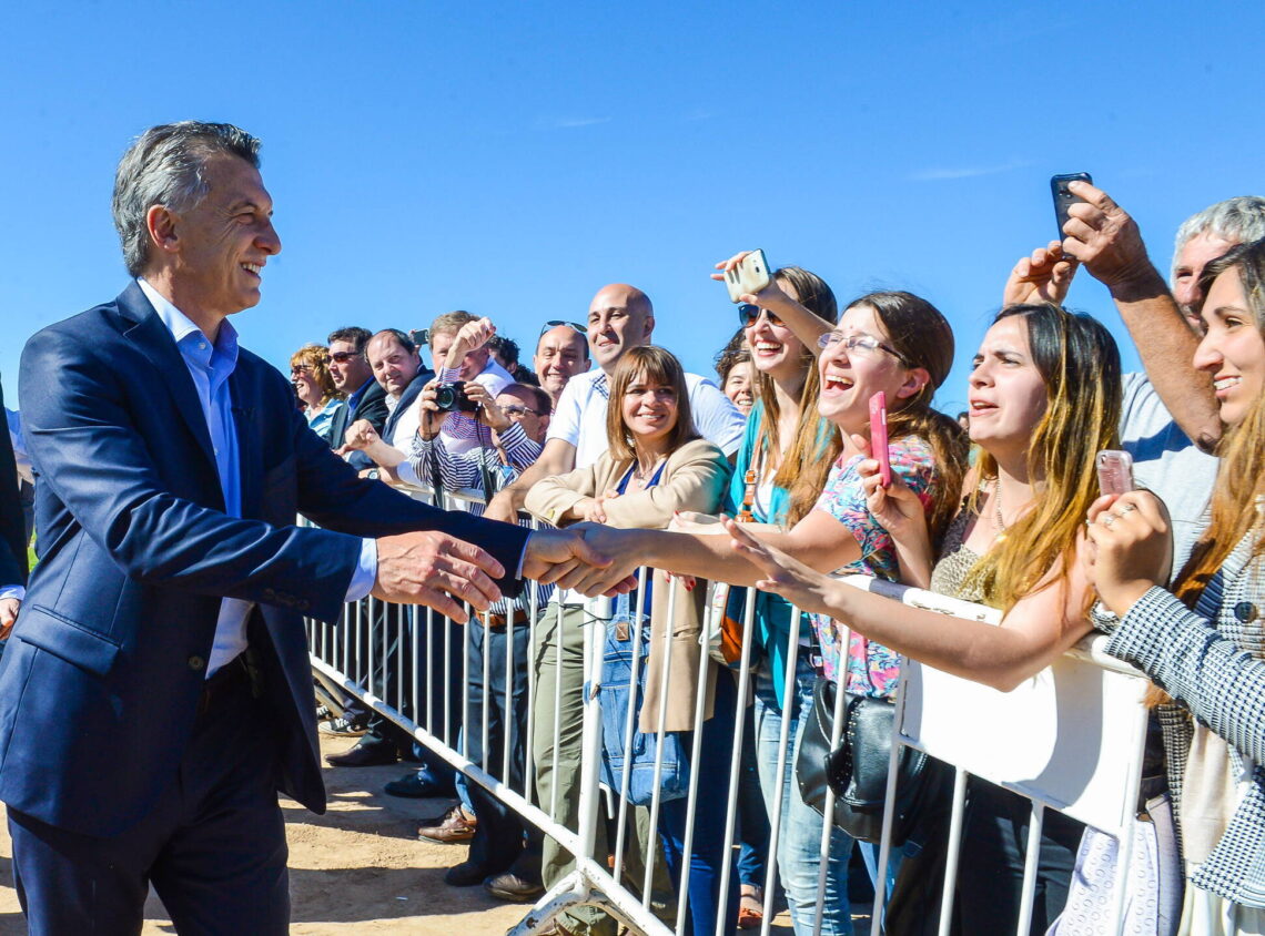 El presidente Mauricio Macri presentó la primera etapa de las obras de ampliación de la Ruta 5