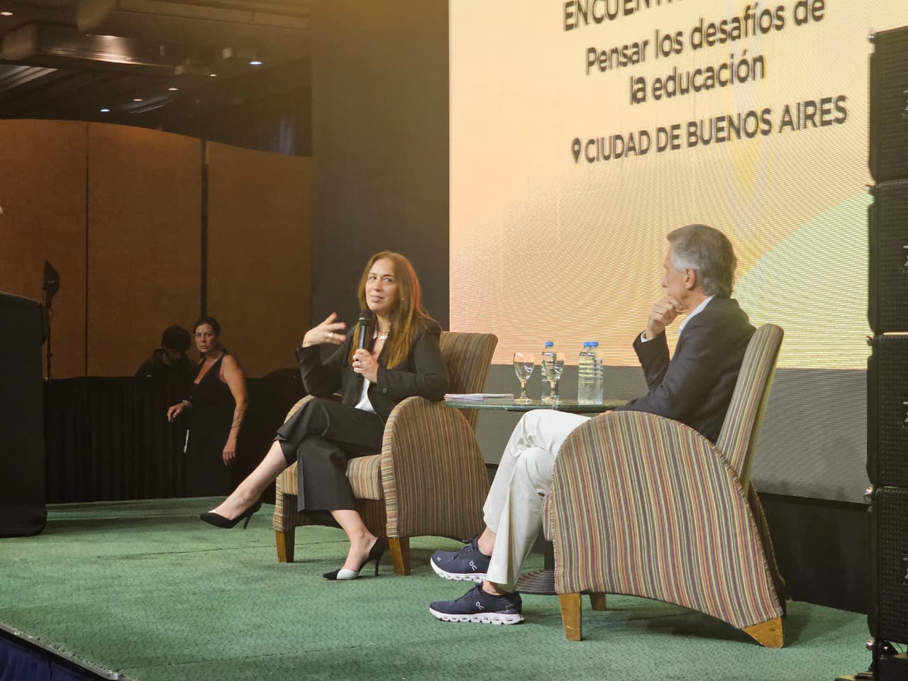 El expresidente Mauricio Macri y la exgobernadora María Eugenia Vidal encabezaron el acto anual de la Fundación Pensar